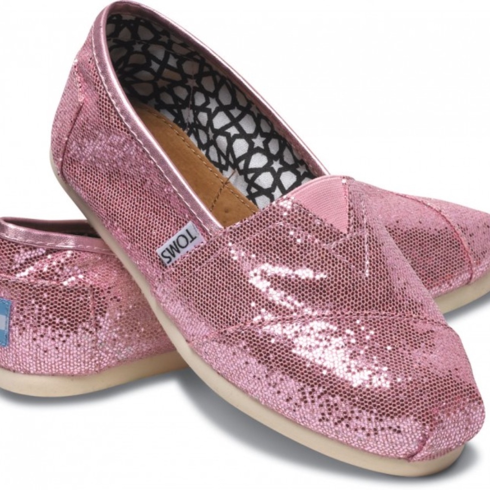 Toms’ glitter shoes!! 